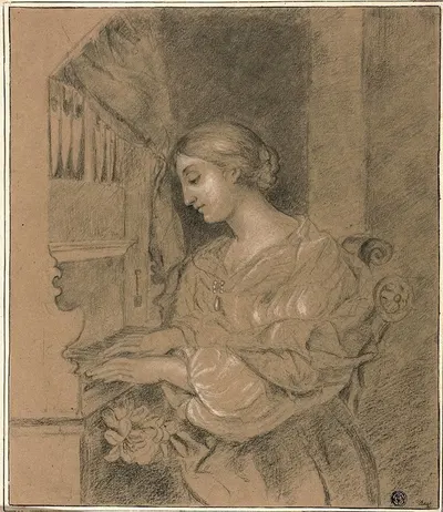 Saint Cecilia by After Carlo Dolci — digital art print download