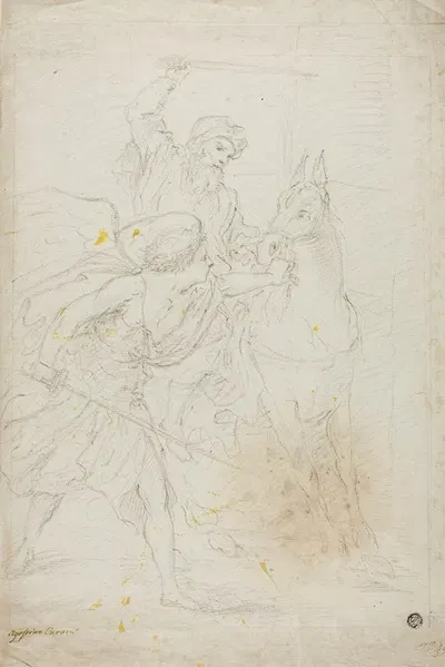 Balaam’s Ass by Agostino Carracci — digital art print download