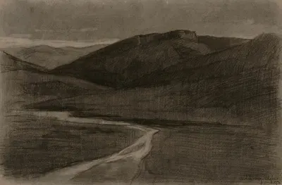 Algerian Landscape by Альбер Лебур, 1873 — digital art print download