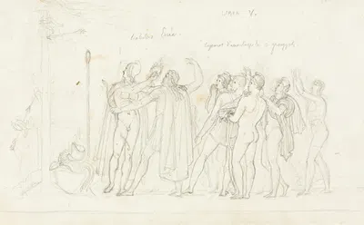 The Archery Match, from the Aeneid, Book V by Анн Луи Жироде-Триосон, c. 1823 — digital art print download