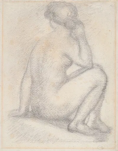 Female Nude, Seated by Аристида Маййоль — digital art print download