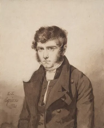 Portrait of the Artist’s Brother, Leopold by Огюст Ксавье Лепренс, 1821 — digital art print download