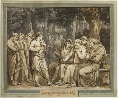 Telemachus Describes How He Was Admitted into the Assembly in Crete, from The Adventures of Telemachus, Book 5 by…