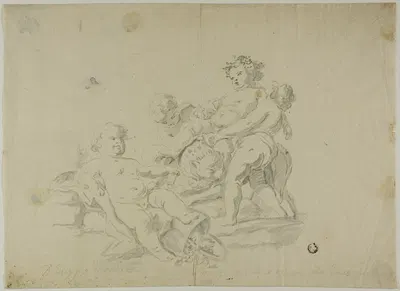 Putti Bacchanal by Карло Амальфи — digital art print download