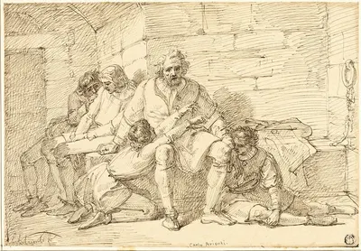 Ugolino and His Sons in Prison by Carlo Arienti — digital art print download