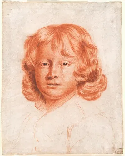 Portrait of a Young Boy by Charles Beale, c. 1680 — digital art print download