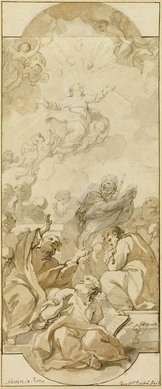 Assumption of the Virgin by Шарль-Жозеф Натоир — digital art print download