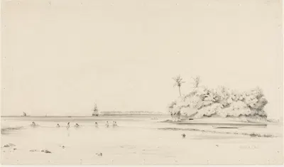 Study by Charles Meryon, 1845 — digital art print download
