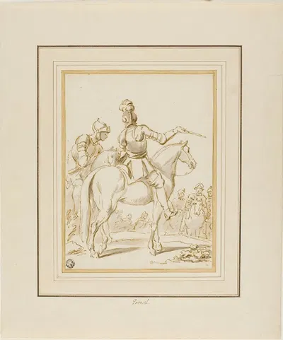 Knights on Horseback by Charles Parrocel — digital art print download