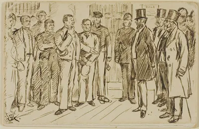 Identification of Prisoner by Charles Samuel Keene — digital art print download