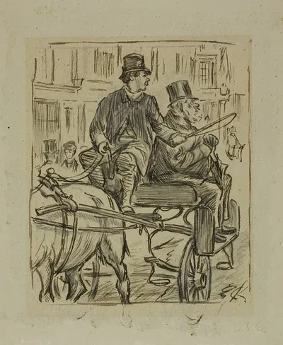 The Sights of Dublin by Charles Samuel Keene, 1877 — digital art print download