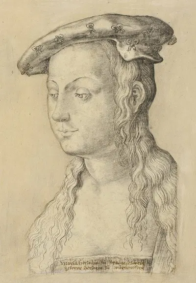Maria Duchess of Brunswick, Born Duchess of Wurttemburg by Christoph Schwarz — digital art print download
