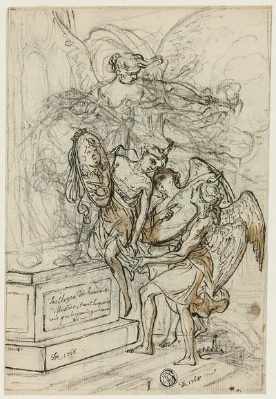 Allegory in Honor of King Stanislas Leczynski by Claude Louis Desrais — digital art print download