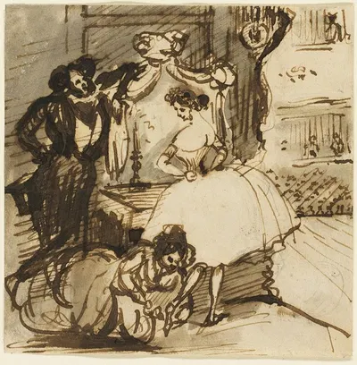 After the Ballet by Constantin Guys — digital art print download