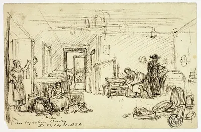 In Ayrshire Dairy by David Octavius Hill, 1822-1870 — digital art print download