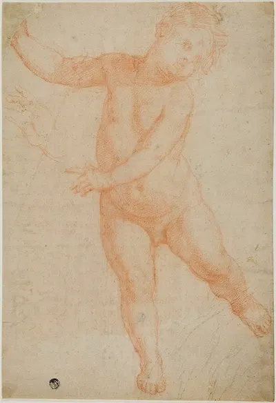 Putto Poised on Right Leg by Domenico Cresti, 1575-1600 — digital art print download
