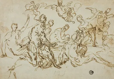Harpies Attacking Aeneas and His Companions by Доменико Гаргьюло — digital art print download