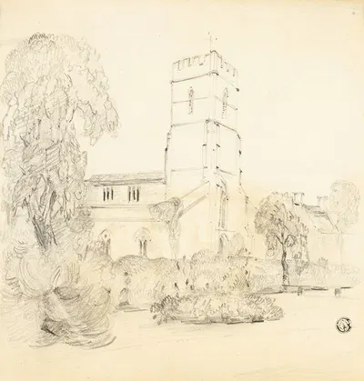 English Country Church by Эдвард Блор — digital art print download