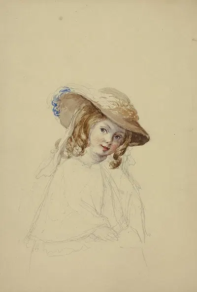 Portrait of Florence Seymour by Элизабета Мюррей — digital art print download