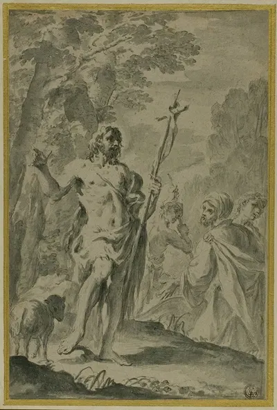 Saint John the Baptist by Ercole Graziani the Younger, c. 1748 — digital art print download
