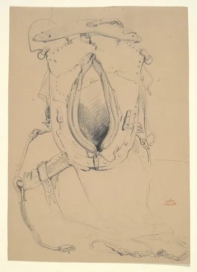 Study of a Horse’s Harness by Eugene Le Poittevin — digital art print download