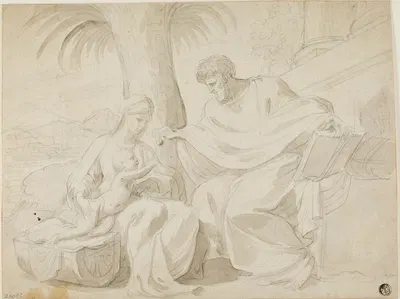 Holy Family by Eustache Le Sueur — digital art print download
