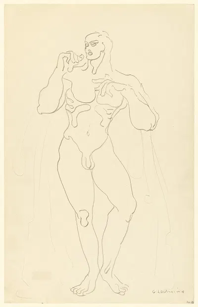 Male Nude No. 12 by Gaston Lachaise — digital art print download