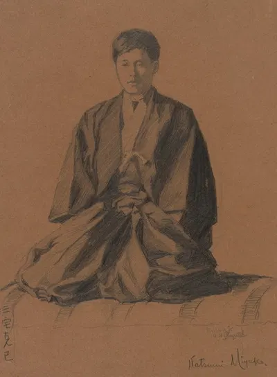 Katsumi Miyuke by George H. Langzettel, 1898 — digital art print download