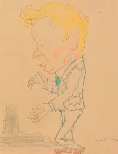 Eliel Saarinen by Геза Мароти, 1921 — digital art print download