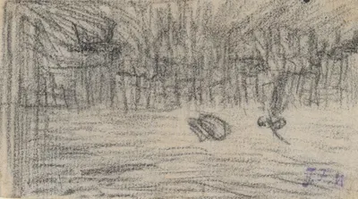 Landscape in Twilight by Жан-Франсуа Миле — digital art print download