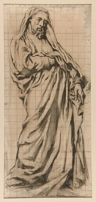 Study for Trinity Church; Jeremiah by Джон Ла Фардж — digital art print download
