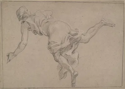 Falling Figure by Жозеф Парросель — digital art print download