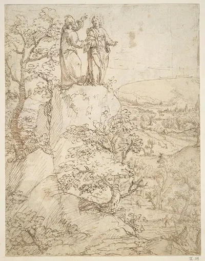 The Temptation of Christ by Pauwels Franck — digital art print download
