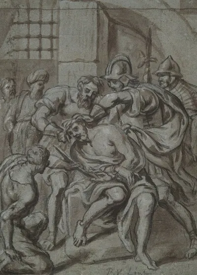 Scourging of Christ by Петер ван Линт — digital art print download