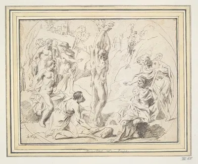 The Flaying of Marsyas by Raymond Lafage — digital art print download