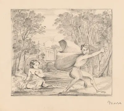 Scene from Scott’s 'Lay of the Last Minstrel' by Самуэль Финли Бриз Морс — digital art print download