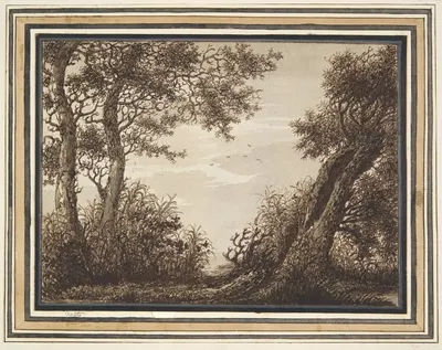 Study of Trees by Адриан Хендрикс. Вербум — digital art print download