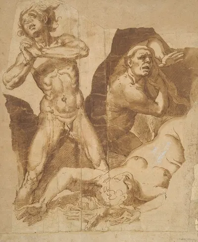 Sketch for Last Judgement by After Federico Zuccaro — digital art print download