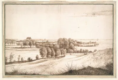 Panorama with a Country House before an Inland Sea by Корнелис Хендриксз. Врум — digital art print download