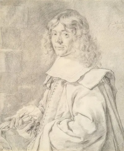 Portrait of a Young Man by Cornelis Visscher — digital art print download
