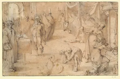 Tamar Making Cakes For Amnon by Gerrit Pietersz — digital art print download