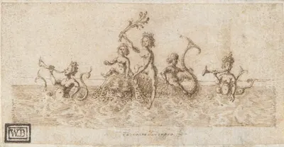 Mermaids by Ludovico Sardagna — digital art print download