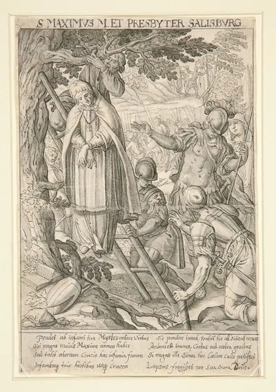 S. Maximus M. et Presbyter Salisburg by Raphael Sadeler the Elder — digital art print download