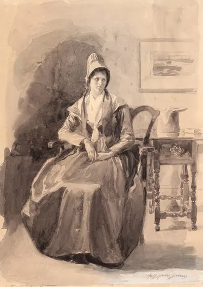 A Philadelphia Quaker by Alice Barber Stephens — digital art print download
