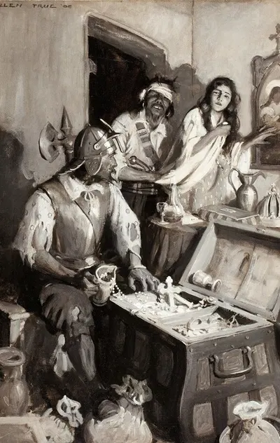 The Jewel Chest by Аллен Таппер Тру, 1908 — digital art print download