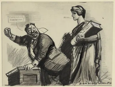 Suppress them! by Boardman Robinson, 1916 — digital art print download