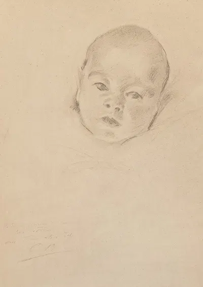 Portrait of Joseph B. Thomas IV as an Infant by Сесилия Бокс, 1917 — digital art print download