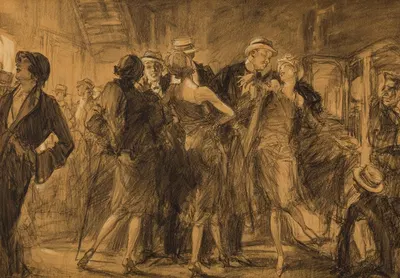 Speakeasy by Генри Патрик Роли, 1925 — digital art print download
