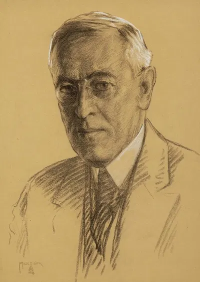 I Summon You to the Comradeship (President Woodrow Wilson) by Leo Mielziner, 1918 — digital art print download