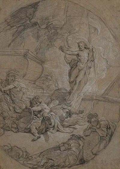 The Resurrection of Christ by Nicolas Bertin — digital art print download